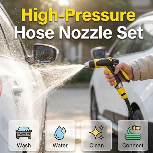 🔫 50% OFF NOW! ⏰ High-Pressure Garden Hose Nozzle Spray Gun – 7 spray patterns & ergonomic grip – Leak-proof, perfect for watering, car washing or patio cleaning 💦