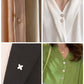 👗 50% OFF NOW! 📌 Women's No-Sew Anti-Exposure Brooch Buttons – Instant fix for gaping buttons or low necklines – Reusable, strong hold & invisible under fabric – perfect for shirts, dresses or blouses ✨