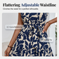 👗 50% OFF NOW! 🌸 Women's Summer Ruffled Flutter Sleeve Tie Waist Floral Midi Dress – Lightweight & romantic – Flattering fit, perfect for beach weddings or brunch – easy and elegant 💃