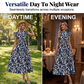 👗 50% OFF NOW! 🌸 Women's Summer Ruffled Flutter Sleeve Tie Waist Floral Midi Dress – Lightweight & romantic – Flattering fit, perfect for beach weddings or brunch – easy and elegant 💃