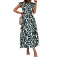 👗 50% OFF NOW! 🌸 Women's Summer Ruffled Flutter Sleeve Tie Waist Floral Midi Dress – Lightweight & romantic – Flattering fit, perfect for beach weddings or brunch – easy and elegant 💃
