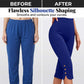 👖 50% OFF NOW! 🌸 Women's Comfortable Tummy Control Stretch Capris – High-waisted & 4-way stretch – Breathable, perfect for yoga, travel or everyday comfort – flattering and smooth ✨