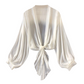 🧥 50% OFF NOW! 🌸 Women's Lightweight Chiffon Tie-Front Cardigan – Sheer & breezy – Perfect for beach cover-ups or summer layering – elegant and versatile 🌊