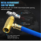 🚗 Save 50%! ❄️ R1234YF Charge Hose – Quick coupler, gauge & easy AC recharge ✨