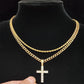 ✨ 50% OFF NOW! 💫 Double Layer Cross Chain Necklace – Gold/silver tone & adjustable – Versatile layering piece – perfect for daily wear or special occasions ⛓️