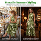 👗 60% OFF NOW! 🌸 Women's Halter Neck Sleeveless Printed Dress – Lightweight & flowy – Perfect for summer, beach or vacation – vibrant print, easy breezy style 🌊