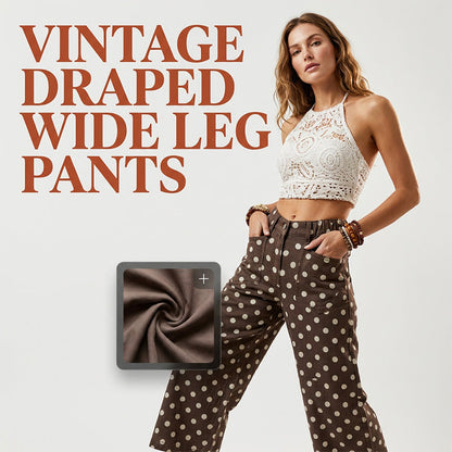 👖 50% OFF NOW! 🎀 Women's Casual Polka Dot Wide Leg Pants – Lightweight & flowy – Perfect for summer, beach or casual chic – playful and comfortable 🌸