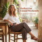 👖 50% OFF NOW! 🎀 Women's Casual Polka Dot Wide Leg Pants – Lightweight & flowy – Perfect for summer, beach or casual chic – playful and comfortable 🌸