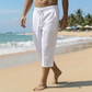 👖 50% OFF NOW! 🌿 Men's Breathable Linen Blend Capri Pants – Adjustable drawstring & deep pockets – Perfect for summer, travel or casual comfort – lightweight & versatile ✨☀️