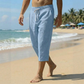 👖 50% OFF NOW! 🌿 Men's Breathable Linen Blend Capri Pants – Adjustable drawstring & deep pockets – Perfect for summer, travel or casual comfort – lightweight & versatile ✨☀️
