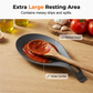 🍴 50% OFF NOW! 🔥 Heat Resistant Plastic Kitchen Spoon Rest – Non-slip & easy to clean – Holds spoons, spatulas or ladles – protects countertops from drips & stains 🧼