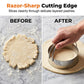 🧑‍🍳 50% OFF NOW! 🍰 Professional 5-Piece Pastry Cutter Set – Stainless steel & ergonomic grips – Perfect for fondant, pizza or cookie dough – includes crimpers & decorating wheels ✨