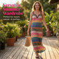 👗 50% OFF NOW! 🌊 Women's Breathable Comfort Striped Maxi Dress – Soft & flowy – Perfect for beach, vacation or casual summer days – easy, breezy style 🌸