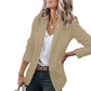 🧥 50% OFF NOW! 💼 Women's Solid Color Lapel Blazer Jacket – Tailored fit & lightweight fabric – Perfect for office, business meetings or smart casual – polished and versatile ✨