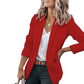 🧥 50% OFF NOW! 💼 Women's Solid Color Lapel Blazer Jacket – Tailored fit & lightweight fabric – Perfect for office, business meetings or smart casual – polished and versatile ✨