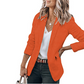 🧥 50% OFF NOW! 💼 Women's Solid Color Lapel Blazer Jacket – Tailored fit & lightweight fabric – Perfect for office, business meetings or smart casual – polished and versatile ✨