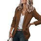 🧥 50% OFF NOW! 💼 Women's Solid Color Lapel Blazer Jacket – Tailored fit & lightweight fabric – Perfect for office, business meetings or smart casual – polished and versatile ✨