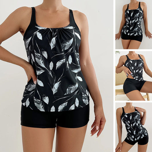 👙 50% OFF NOW! 🌸 Women's Printed Two-Piece Swimsuit – Quick-dry & adjustable straps – Perfect for beach, pool or tropical getaways – stylish and comfortable 🏖️✨