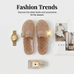 👡 50% OFF NOW! ✨ Women's Casual Glitter Slide Sandals – Sparkly & cushioned – Lightweight, perfect for beach or casual days – easy slip-on glamour 🌸