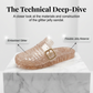 👡 50% OFF NOW! ✨ Women's Casual Glitter Slide Sandals – Sparkly & cushioned – Lightweight, perfect for beach or casual days – easy slip-on glamour 🌸