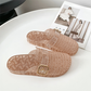👡 50% OFF NOW! ✨ Women's Casual Glitter Slide Sandals – Sparkly & cushioned – Lightweight, perfect for beach or casual days – easy slip-on glamour 🌸