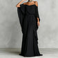 👗 50% OFF NOW! 🌸 Women's Elegant Cold Shoulder Flowing Maxi Dress – Lightweight & romantic – Perfect for summer parties, beach or special occasions – breezy and chic ✨