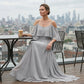 👗 50% OFF NOW! 🌸 Women's Elegant Cold Shoulder Flowing Maxi Dress – Lightweight & romantic – Perfect for summer parties, beach or special occasions – breezy and chic ✨