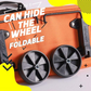🛒 50% OFF NOW! 🧺 2-in-1 Foldable Shopping Cart – Sturdy frame, compact fold & large capacity – Perfect for grocery runs & weekend markets 📦