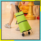 🛒 50% OFF NOW! 🧺 2-in-1 Foldable Shopping Cart – Sturdy frame, compact fold & large capacity – Perfect for grocery runs & weekend markets 📦