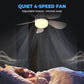 🌀 50% OFF NOW! 💡 2-in-1 Remote-Controlled Ceiling Fan with LED Light – Dimmable & reversible – Silent motor, sleek design – perfect for bedrooms or living rooms ✨🏠