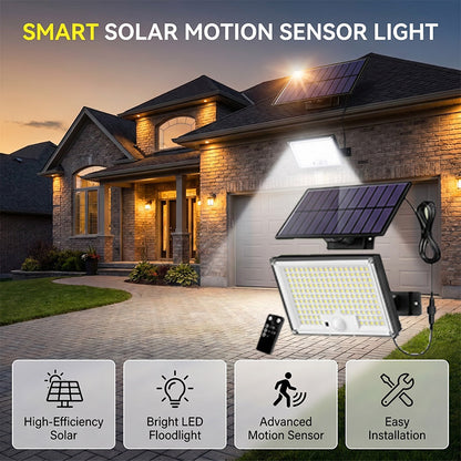 💡 50% OFF NOW! ☀️ Outdoor Solar Powered Security Light – Motion sensor & 3 modes – Waterproof, auto on/off – perfect for garden, driveway or garage – no wiring needed 🌙🔦