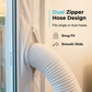 🪟 50% OFF NOW! ❄️ Portable AC Window Seal Kit with 2 Zipper Doors – Fits most windows & easy install – Keeps cold air in, hot air out – perfect for home, office or travel 🌬️✨
