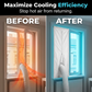 🪟 50% OFF NOW! ❄️ Portable AC Window Seal Kit with 2 Zipper Doors – Fits most windows & easy install – Keeps cold air in, hot air out – perfect for home, office or travel 🌬️✨