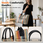 👜 50% OFF NOW! 🌈 Women's Rainbow Striped Woven Tote Bag – Lightweight & spacious – Perfect for beach, shopping or everyday use – colourful and durable ✨🏖️