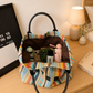 👜 50% OFF NOW! 🌈 Women's Rainbow Striped Woven Tote Bag – Lightweight & spacious – Perfect for beach, shopping or everyday use – colourful and durable ✨🏖️