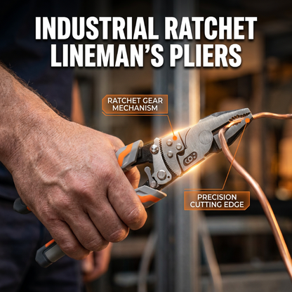 🔧 50% OFF NOW! ✂️ Ratchet Cable Wire Cutter Pliers – Hardened steel & lever action – Clean cuts for cables, wires & ties – ergonomic grip for easy use 🛠️✨