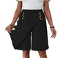 🩳 50% OFF NOW! ⏳ Women's Knee-Length Asymmetrical Wrap Shorts – Flowy & lightweight – Unique wrap design, perfect for summer or resort style – comfortable and chic 🌸✨