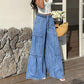 👖 50% OFF NOW! 🌸 Women's High Waist Wide Leg Denim Pants – Stretchy & vintage wash – Flattering, relaxed fit – perfect for casual or smart-casual days ✨🌿