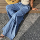 👖 50% OFF NOW! 🌸 Women's High Waist Wide Leg Denim Pants – Stretchy & vintage wash – Flattering, relaxed fit – perfect for casual or smart-casual days ✨🌿