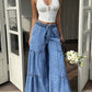 👖 50% OFF NOW! 🌸 Women's High Waist Wide Leg Denim Pants – Stretchy & vintage wash – Flattering, relaxed fit – perfect for casual or smart-casual days ✨🌿