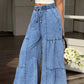 👖 50% OFF NOW! 🌸 Women's High Waist Wide Leg Denim Pants – Stretchy & vintage wash – Flattering, relaxed fit – perfect for casual or smart-casual days ✨🌿