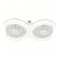 🌀 60% OFF NOW! 💡 Double-Head LED Ceiling Fan with Light – 3 speeds & remote control – 2 independent heads, perfect for large rooms – sleek and quiet ✨🏠
