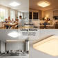 💡 50% OFF NOW! ✨ Modern Minimalist LED Ceiling Light – Eye-caring & 3-color dimmable – Square flush mount, perfect for living room, kitchen or study – sleek and energy-efficient 🏠💡