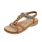 👡 50% OFF NOW! 🌸 Women's Comfortable Bohemian Flat Sandals – Cushioned & adjustable straps – Perfect for beach, travel or casual summer days – boho chic and lightweight ✨🌿