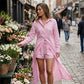 👗 50% OFF NOW! 🌸 Chic Sheer Long Shirt Set – Lightweight & elegant layering – Versatile 2-piece, perfect for summer or resort style – breathable and stylish ✨🌿