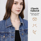 🧥 50% OFF NOW! 🌸 Women's Short Sleeve Cropped Denim Jacket – Lightweight & vintage wash – Perfect for summer layering or casual chic – comfortable and stylish 🌿✨