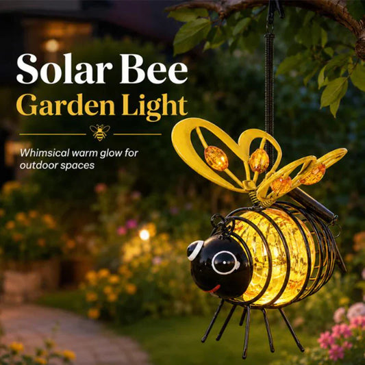 🐝 50% OFF NOW! ☀️ Outdoor Hanging Solar Bee Light – Charming garden decor, auto-on at dusk – Perfect gift for plant lovers, moms or anyone who smiles ❤️🌿✨