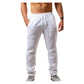 👖 50% OFF NOW! 🏆 Men's Casual Linen Drawstring Trousers – Breathable & lightweight – Relaxed fit, perfect for summer or smart casual – comfortable and stylish 🌿✨
