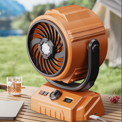 🌀 50% OFF NOW! ⏰ 100-Speed Turbo Camping Fan – Rechargeable & powerful – Compact, quiet & long battery life – perfect for tents, RVs or outdoor workspaces 🔋⛺✨
