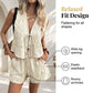 👚 60% OFF NOW! 🌴 Women's Summer Tie-Front Vest & Shorts Set – Lightweight & breathable – Perfect for beach, pool or casual summer days – stylish and comfortable 🩳✨🌸